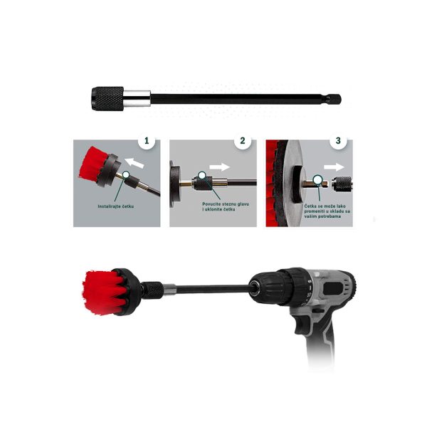 Adapter Nastavak Za Četke 150mm - Image 2