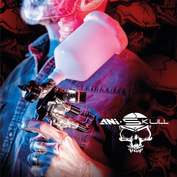 Skull Pneumatski Pištolj Za Farbanje 1.3 TMD1 Set - Image 6