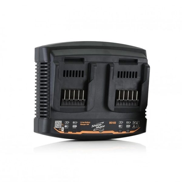 BC182 Punjač Za Dve Baterije Brzi 18V DC - Image 1