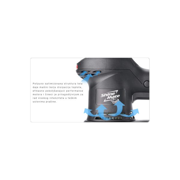 ES526-6" Ekscentrična Šlajferica 150mm / 5mm - Image 4