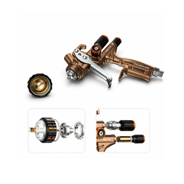 PRD-717 Pneumatski Pištolj Za Farbanje 1.3 - Image 3